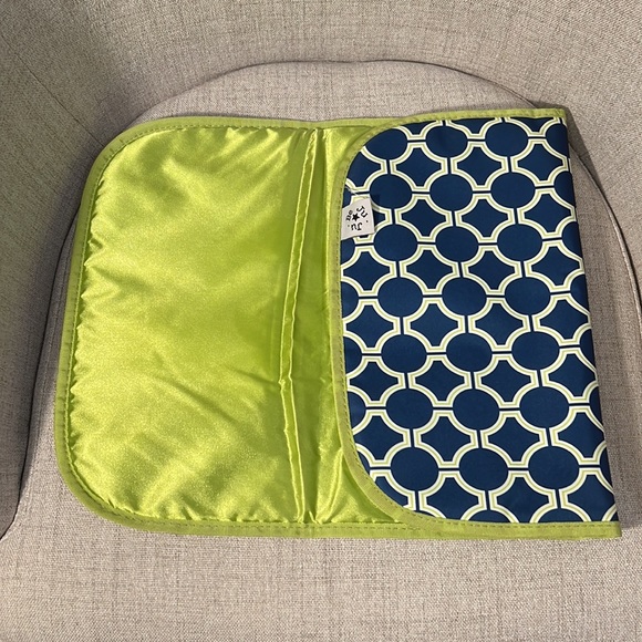 Ju-Ju-Be Be Prepared Diaper Bag Backpack Royal Envy Blue Royal Envy Green Geom - Picture 11 of 11